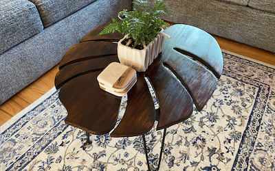 OFF-TOPIC: How To Make A Monstera Leaf Table