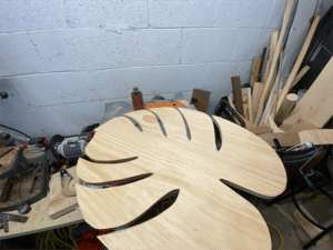 OFF-TOPIC: How To Make A Monstera Leaf Table 25 Monstera Leaf Table 5016 Josh Chretien