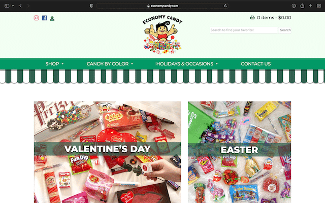 25 Best Cute Candy Store Websites 40 Economy Candy Home Page