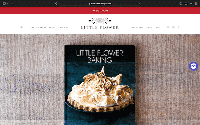 25 Best Cute Candy Store Websites 38 Little Flower's home page