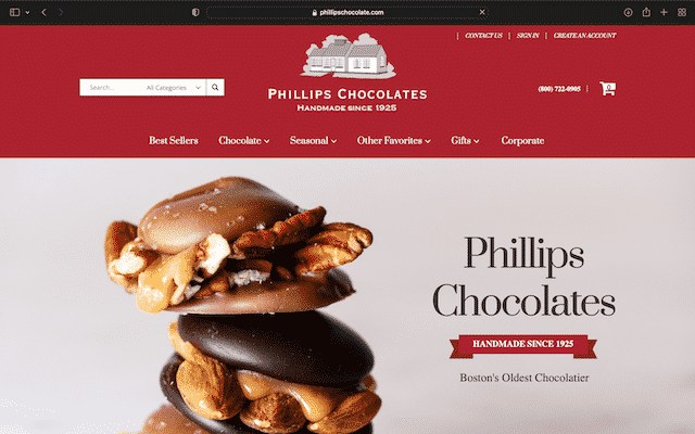 25 Best Cute Candy Store Websites 37 Philip's home page