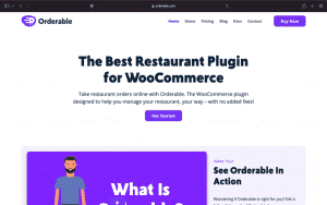 Introducing Orderable: The Best Restaurant Plug-in for WooCommerce 9 Orderable's Home Page