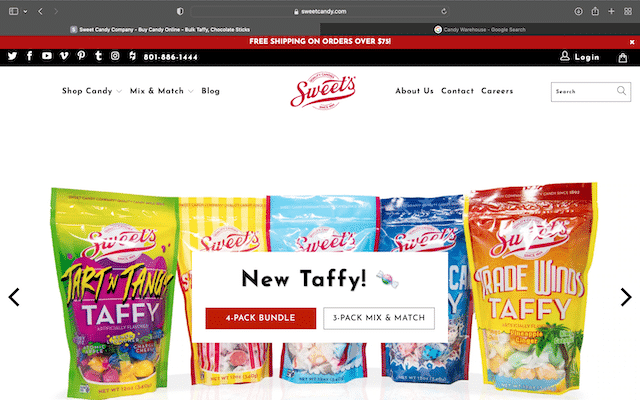 25 Best Cute Candy Store Websites 35 Sweet candy's home page