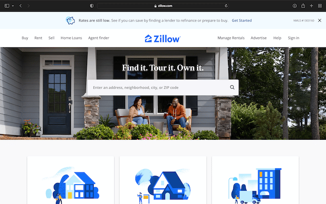20 Best Real Estate Websites For Lead Generation 22 Zillow's Home Page