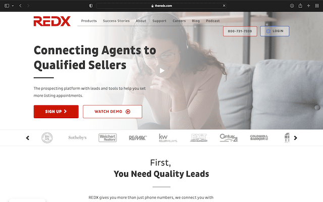 20 Best Real Estate Websites For Lead Generation 25 Red X's Home Page