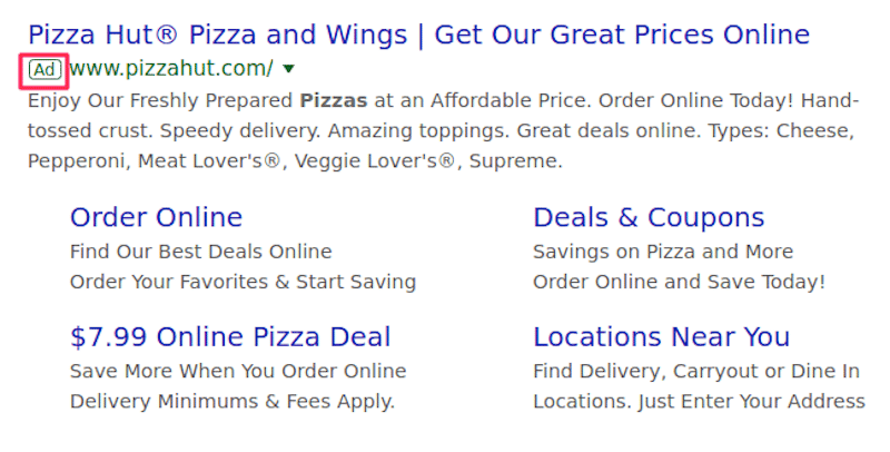 Which Is A Benefit Of Advertising Online With Google Ads? 13 An example of a Google ad