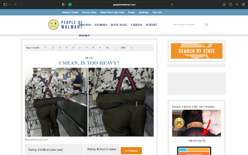 Bad Websites: 19 Of The Worst Websites In The World 41 People Of Walmart's website
