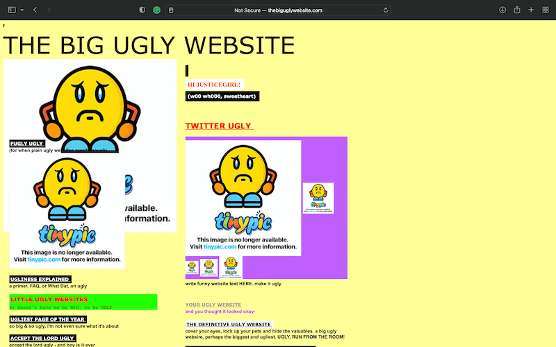 Bad Websites: 19 Of The Worst Websites In The World 40 The Big Ugly Website