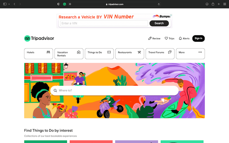 Bad Websites: 19 Of The Worst Websites In The World 34 Tripadvisor's website