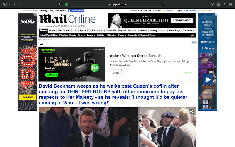 Bad Websites: 19 Of The Worst Websites In The World 37 The Daily Mail's website