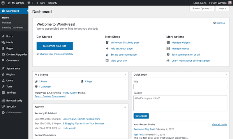 Squarespace Vs. WordPress: Which Is Better? 24 Wordpress Dashboard