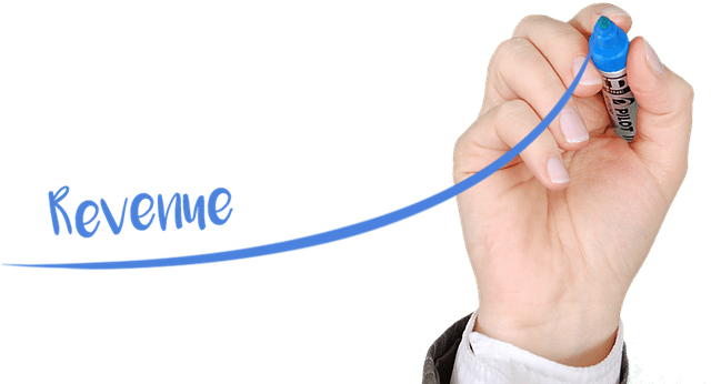 A Guide To Using Ahrefs To Boost Your Marketing Efforts 3 A hand writing the word "revenue" with a marker