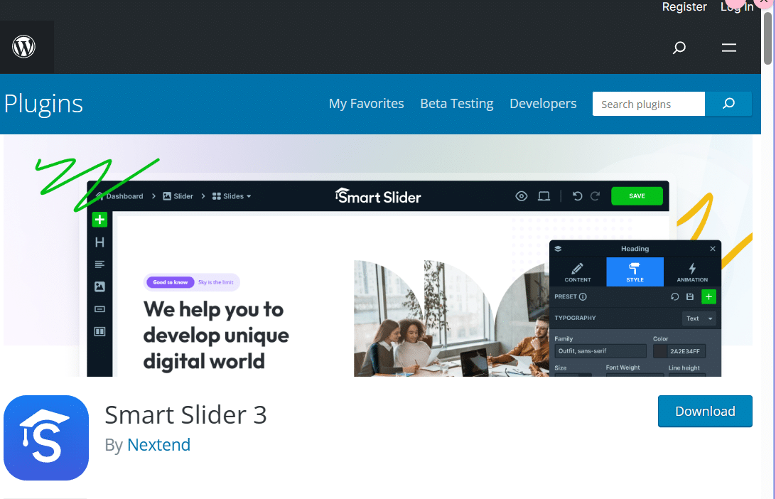 Smart Slider 3 WordPress Plugin