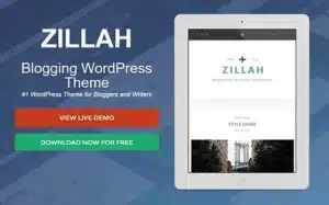 Your Guide To Finding The Best Wordpress Theme 22 Zillah landing page