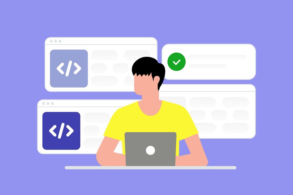 The Importance of Custom Website Design for Small Businesses 25 man, laptop, computer