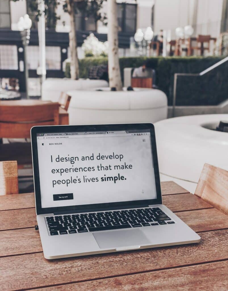 The Importance of Custom Website Design for Small Businesses 14 white and black laptop