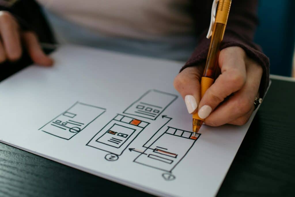 The Vital Art of User Interface Design | A Deep-Dive for Small Business Owners 21 yellow click pen on white printer paper