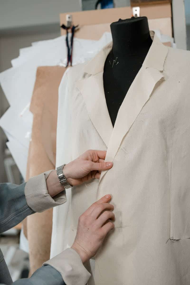How To Start A Clothing Brand The Right Way 20 Person Holding a White Blazer