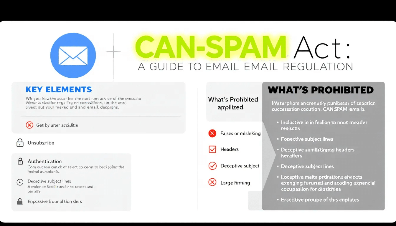Understanding the CANSPAM Act: Key Rules and Compliance Tips 6 An overview of the CAN-SPAM Act, showcasing its significance in regulating commercial emails.