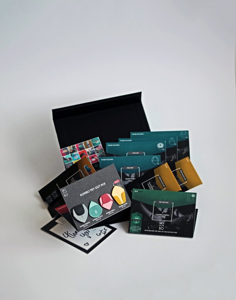 a white table topped with lots of different items