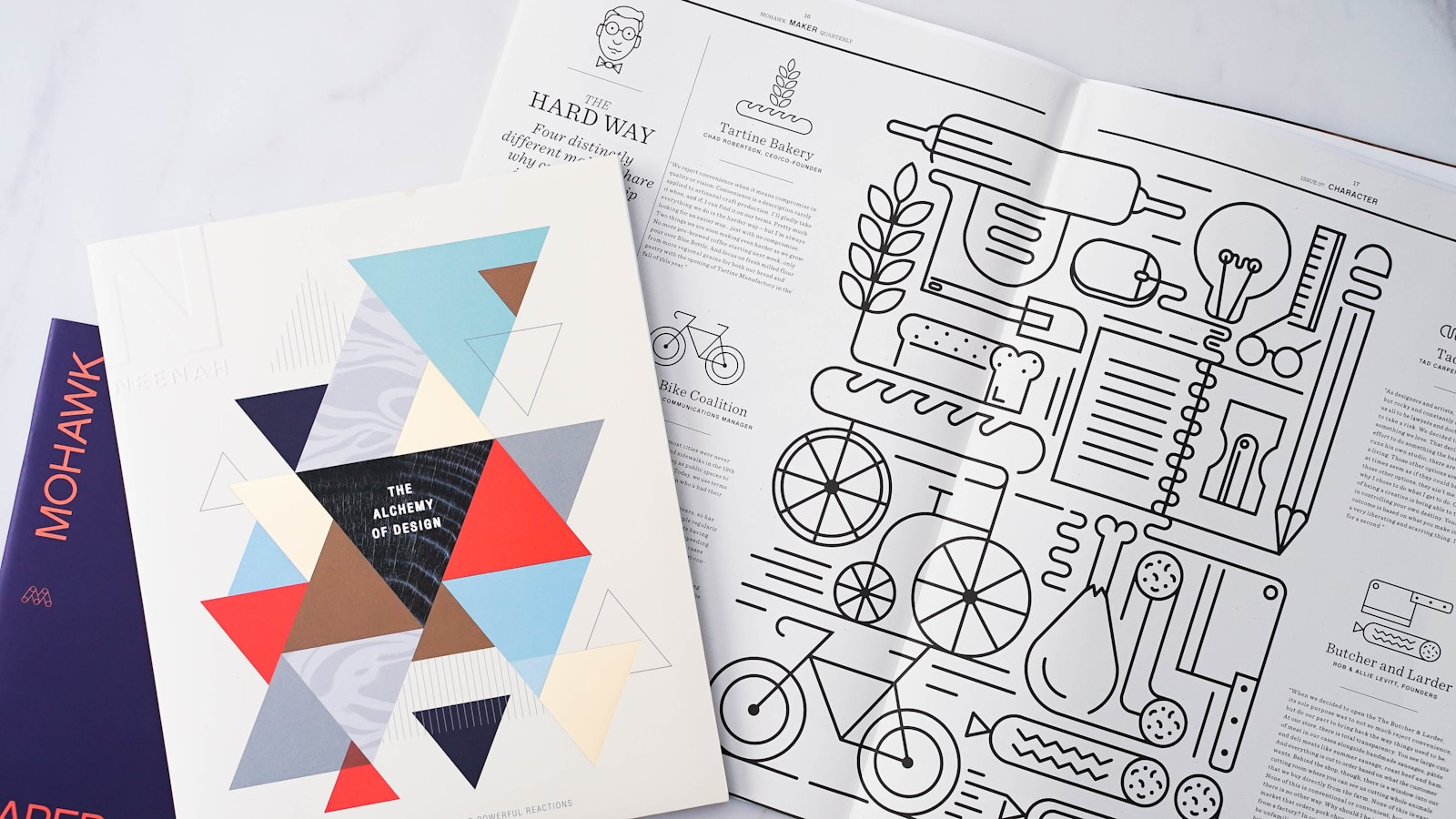 a book opened to a page with a pattern on it 5 Key (Business Branding Services) That Define a Successful Rebrand